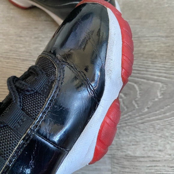 JORDAN 11 RETRO BRED SNEAKERS - Picture 9 of 17